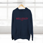 Wellesley Fleece Hoodie, Casual Sweatshirt, Cozy Layering Piece, Perfect Gift for All Occasions, Stylish Streetwear