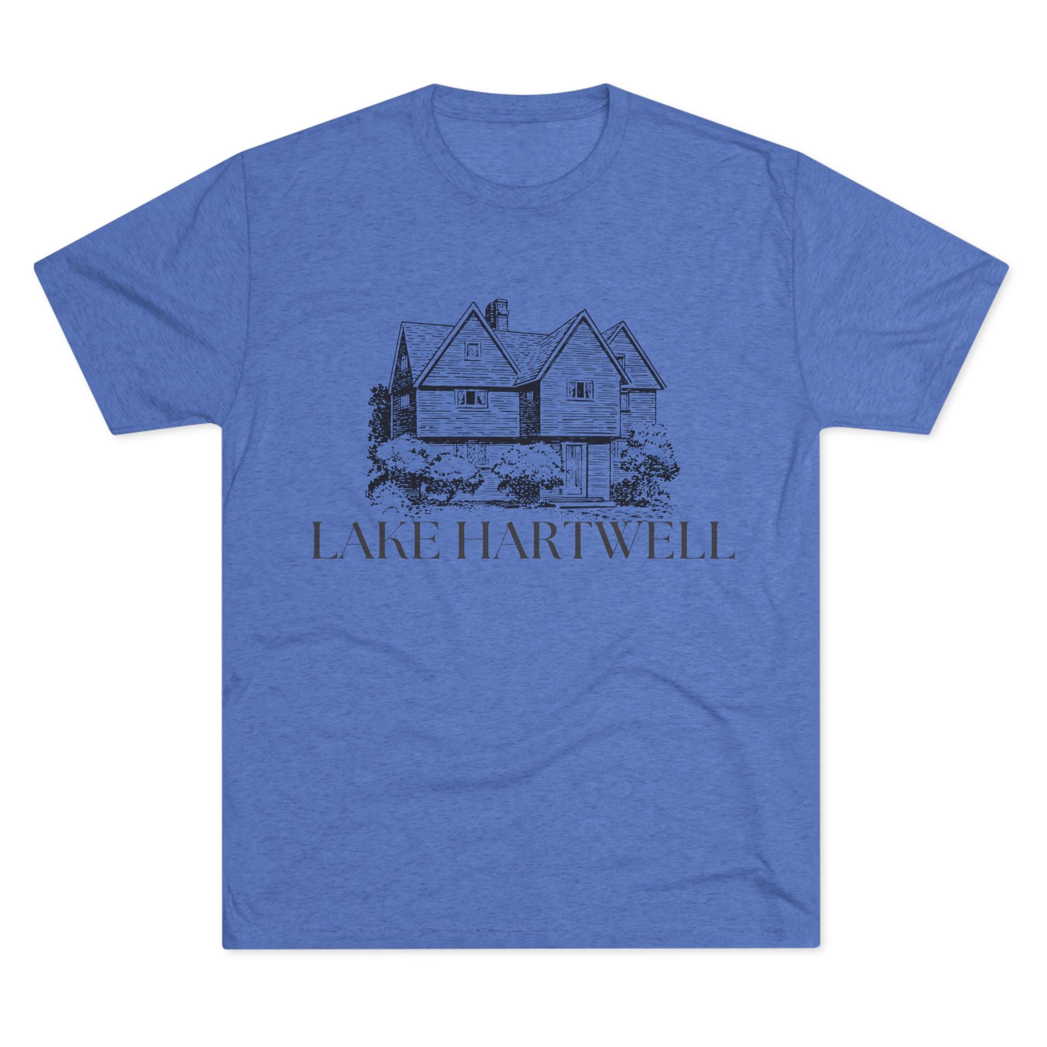 Lake Hartwell Unisex Tri-Blend Crew Tee, Casual T-Shirt, Summer Apparel, Lake House Shirt, Gift for Friends, Travel Tee