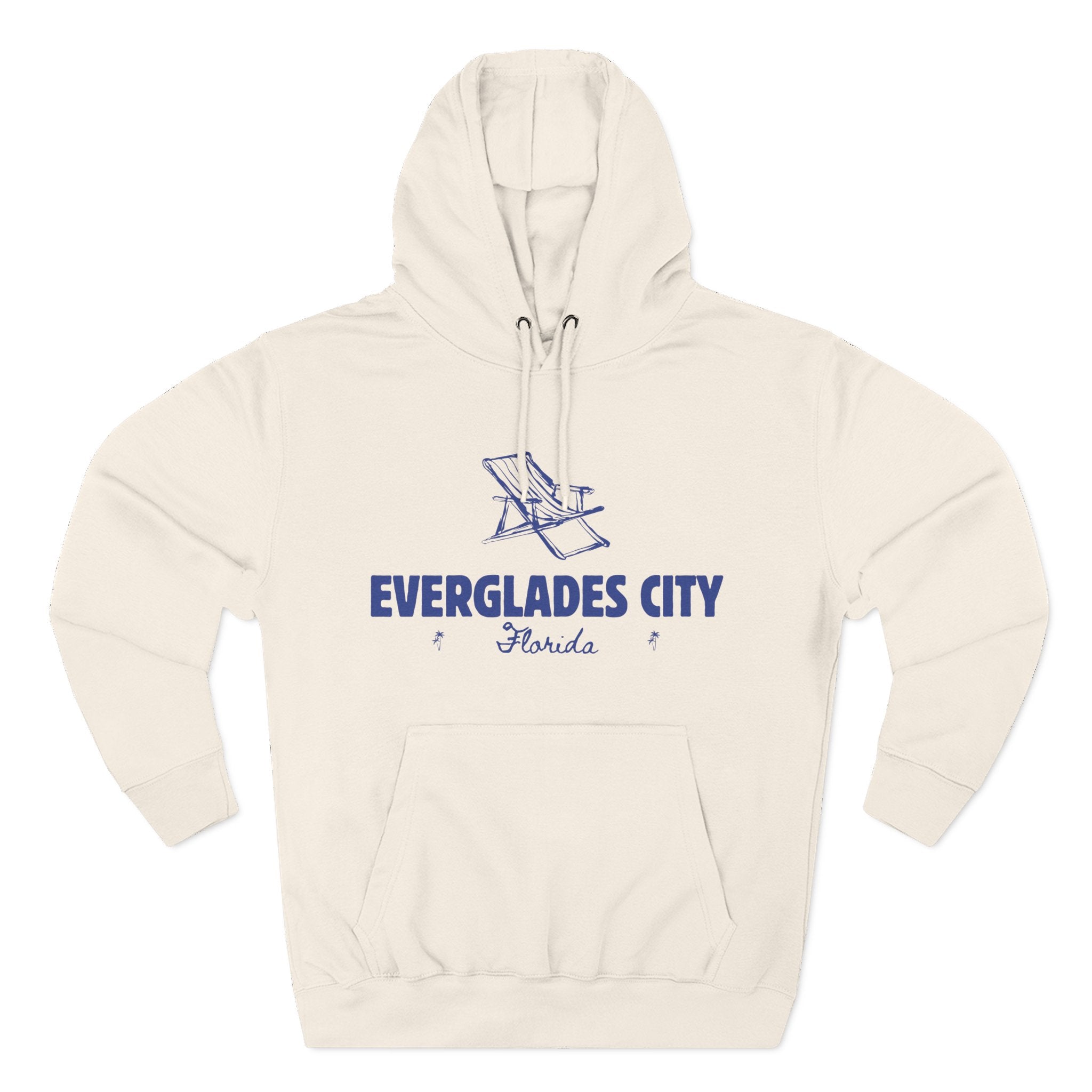 Everglades City Inspired Fleece Hoodie, Casual Wear, Relaxation, Gift for Autumn Lovers, Travel Essential