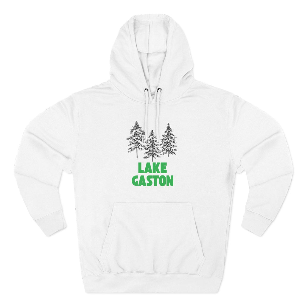 Lake Gaston Fleece Hoodie, Cozy Sweatshirt, Outdoor Adventure Wear, Unique Gift for Lake Lovers, Perfect for Fall and Winter