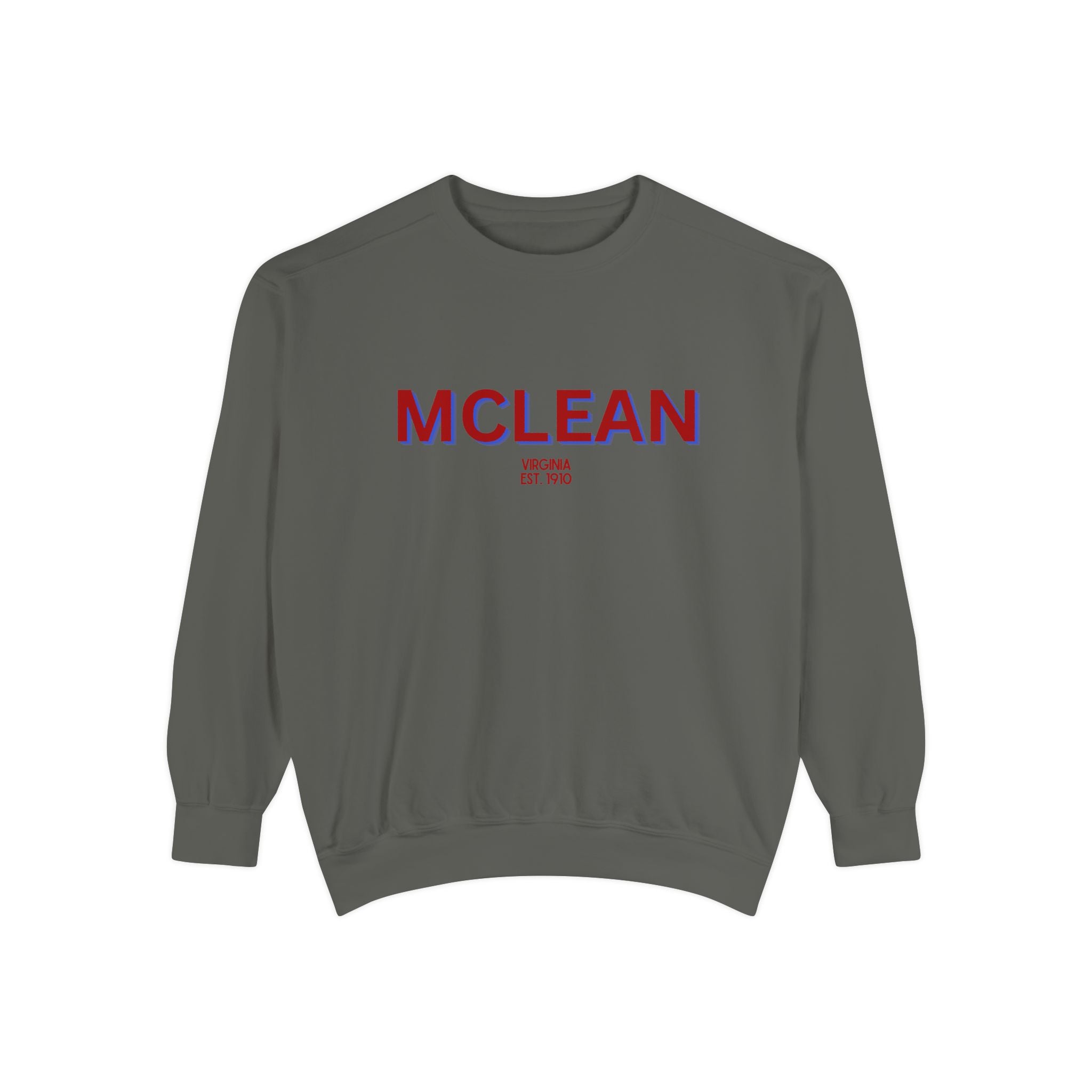 McLean Unisex Garment-Dyed Sweatshirt | Cozy Fashion, Perfect for Casual Outings, Gifts, Fall & Winter Style, Everyday Comfort