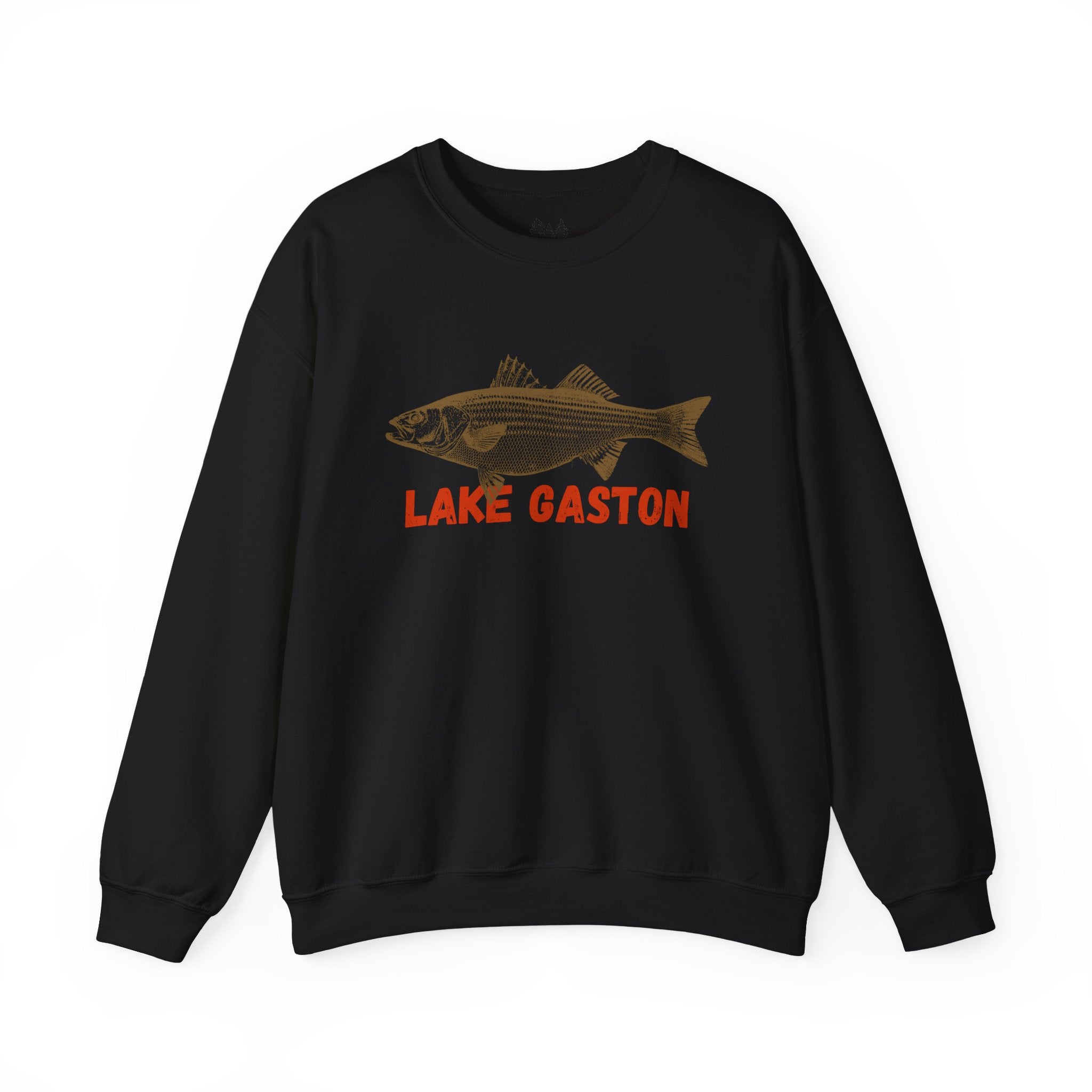 Lake Gaston Fishing Sweatshirt, Unisex Crewneck, Casual Wear, Gift for Fishermen, Outdoor Apparel, Lake House Cozy