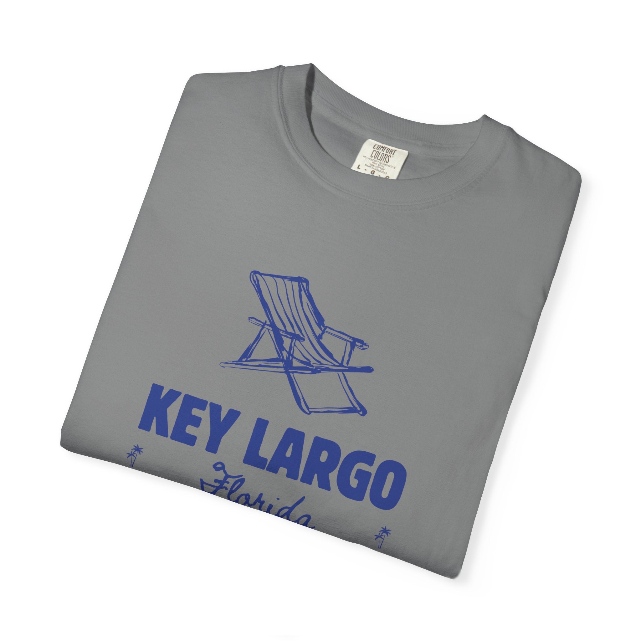 Key Largo - Unisex Garment-Dyed T-shirt, Casual Outfit, Gift for Nature Lovers, Vacation Essentials