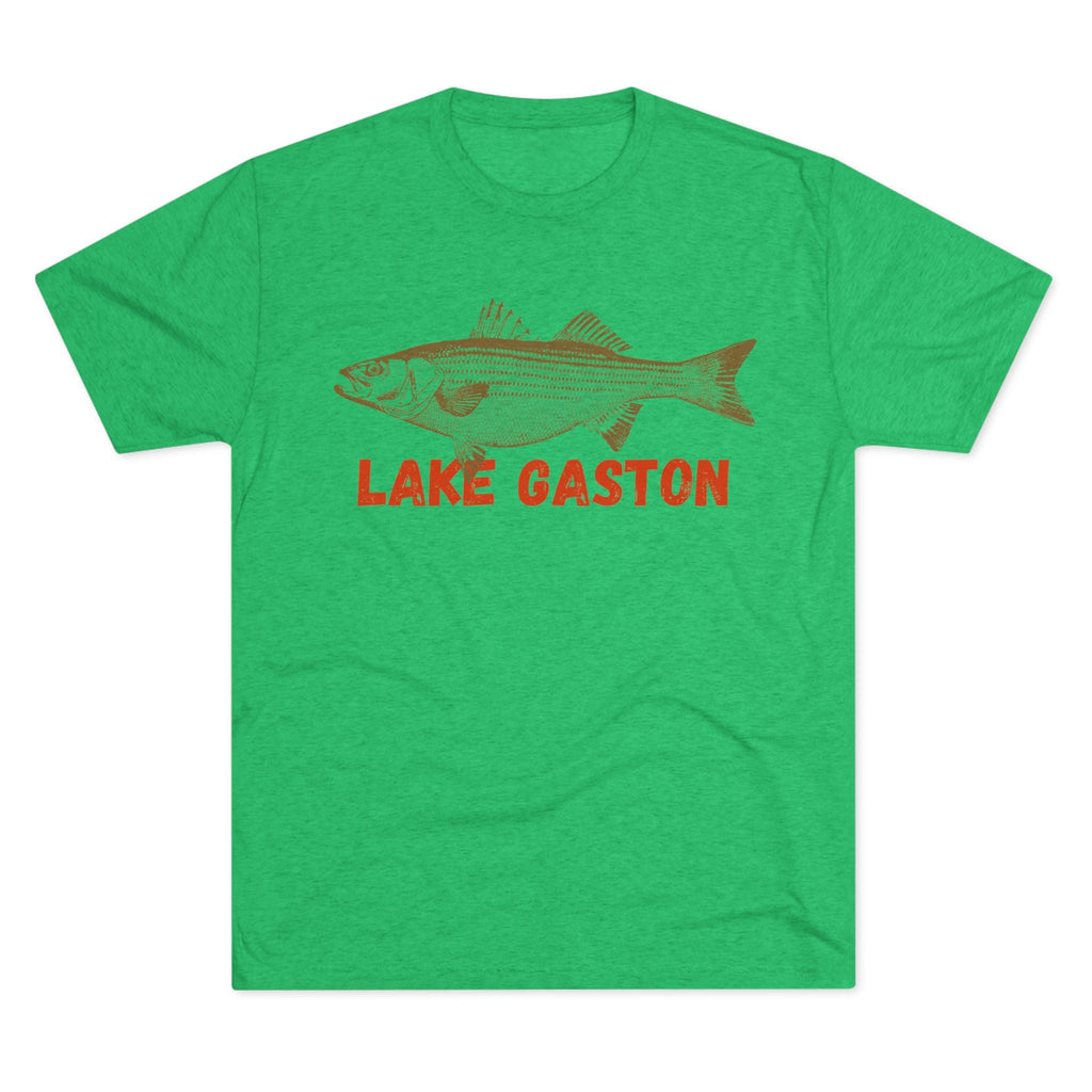 Lake Gaston Fishing Tee, Unisex Crew Neck Shirt, Summer Lake Apparel, Gift for Fishermen, Outdoor Adventure T-Shirt, Lake House Style