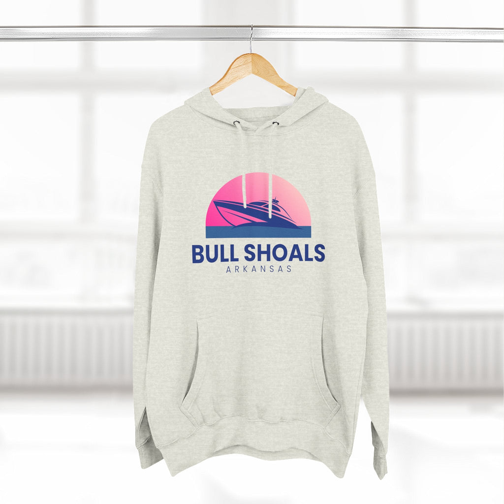 Bull Shoals Vibes Hoodie with Design, Perfect for Autumn Lovers, Comfortable and Stylish, Great Gift for Vacations