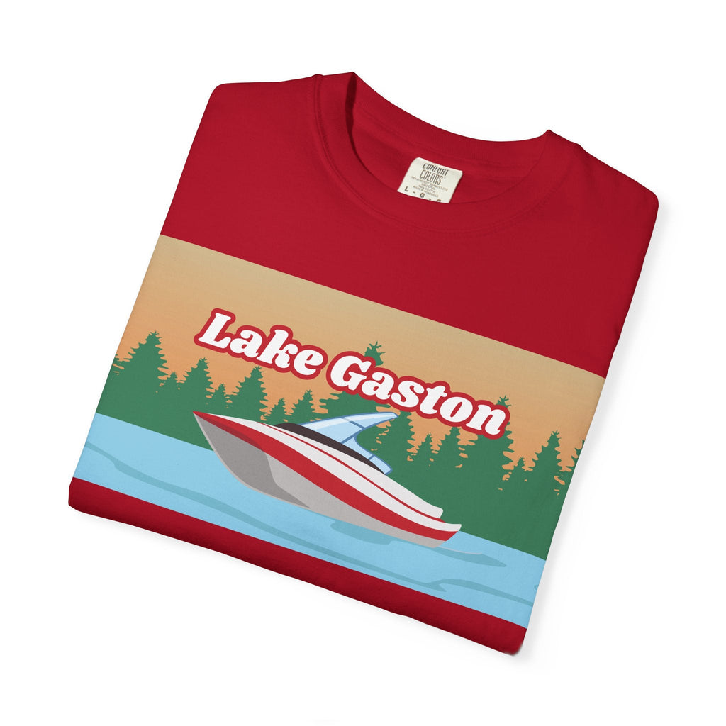 Lake Gaston Relaxed Unisex T-Shirt, Summer Vibes Tee, Outdoor Adventure Shirt, Lake Life Apparel, Gift for Nature Lovers, Vacation Wear