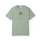 Key Largo Chill Vibes Tee - Unisex Garment-Dyed T-shirt for Autumn Lovers, Casual Wear, Gifts for Him/Her
