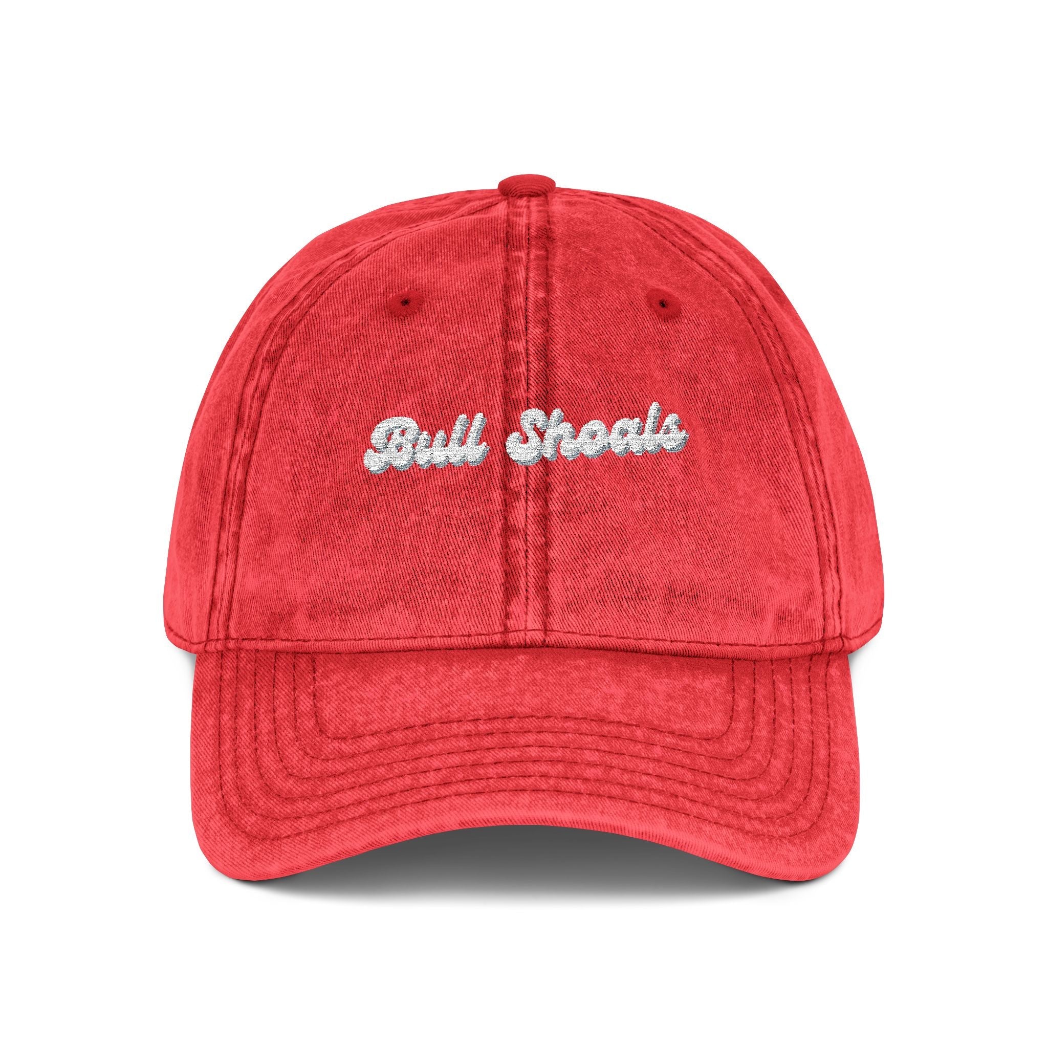 Bull Shoals Vintage Embroidered Cap, Stylish Baseball Hat, Trendy Sun Hat, Gifts for Him/Her, Casual Outdoor Accessory