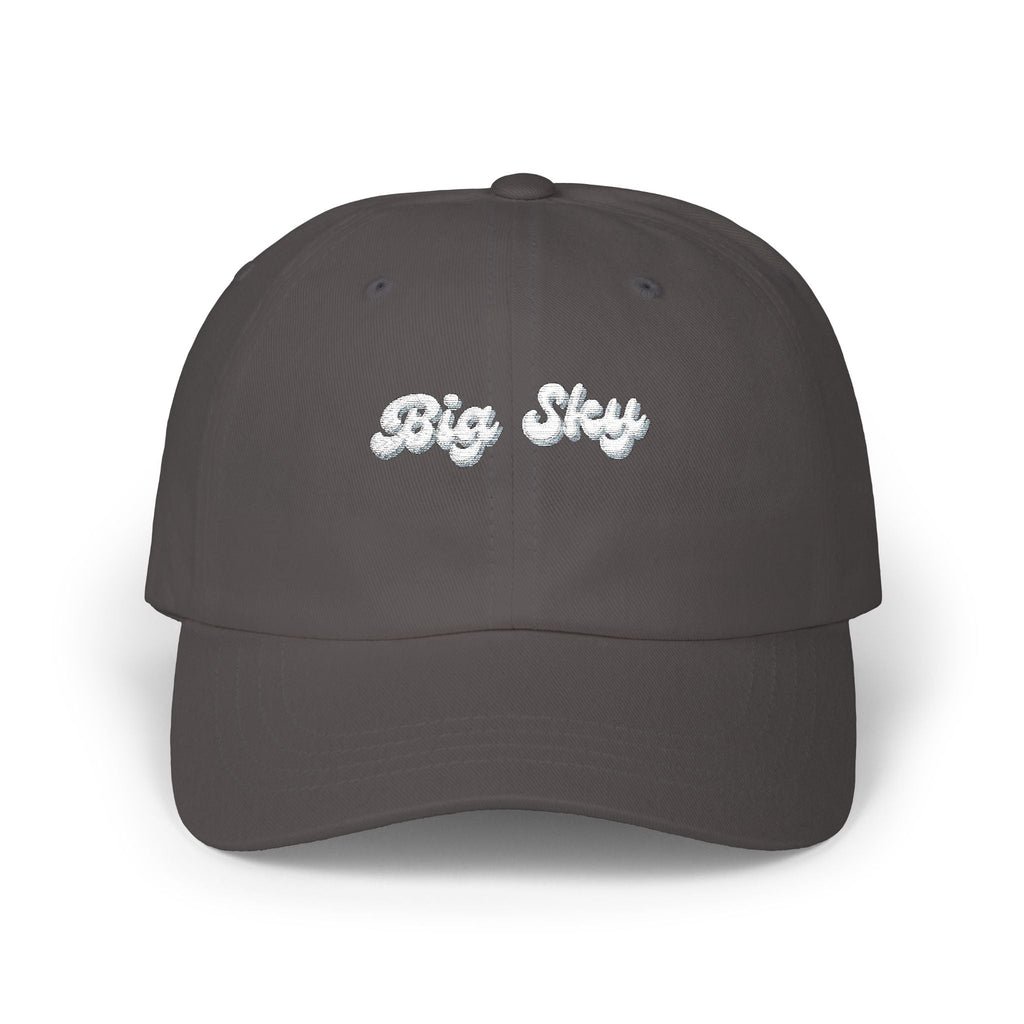 Big Sky Dad Cap, Unisex Cotton Hat, Casual Everyday Wear, Outdoor Cap