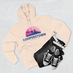 Cooperstown Vibes Hoodie with Design, Perfect for Autumn Lovers, Comfortable and Stylish, Great Gift for Vacations