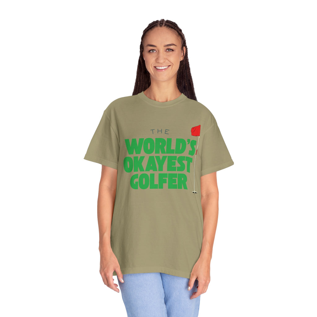 World's Okayest Golfer T-Shirt, Funny Golf Gift, Unisex Tee, Sports Apparel, Father's Day Gift, Golfer Humor