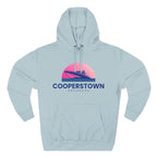 Cooperstown Vibes Hoodie with Design, Perfect for Autumn Lovers, Comfortable and Stylish, Great Gift for Vacations