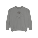 Key Largo Chill Vibes Sweatshirt - Unisex Garment-Dyed Style, Perfect for Lounging