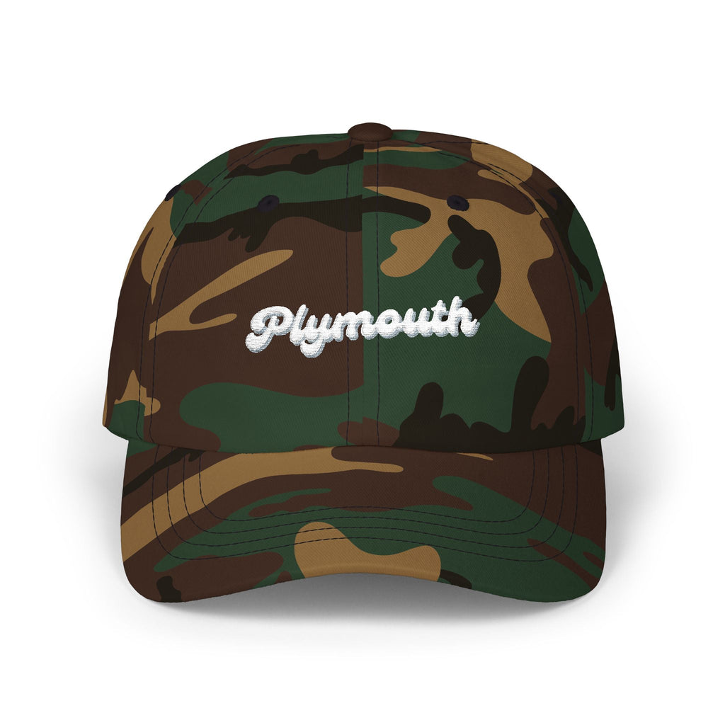 Plymouth Dad Cap, Unisex Cotton Hat, Casual Everyday Wear, Outdoor Cap