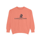 Cooperstown Vibes Unisex Sweatshirt | Garment-Dyed Comfort, Perfect for Casual Outings, Travel, Gifts, Autumn Days