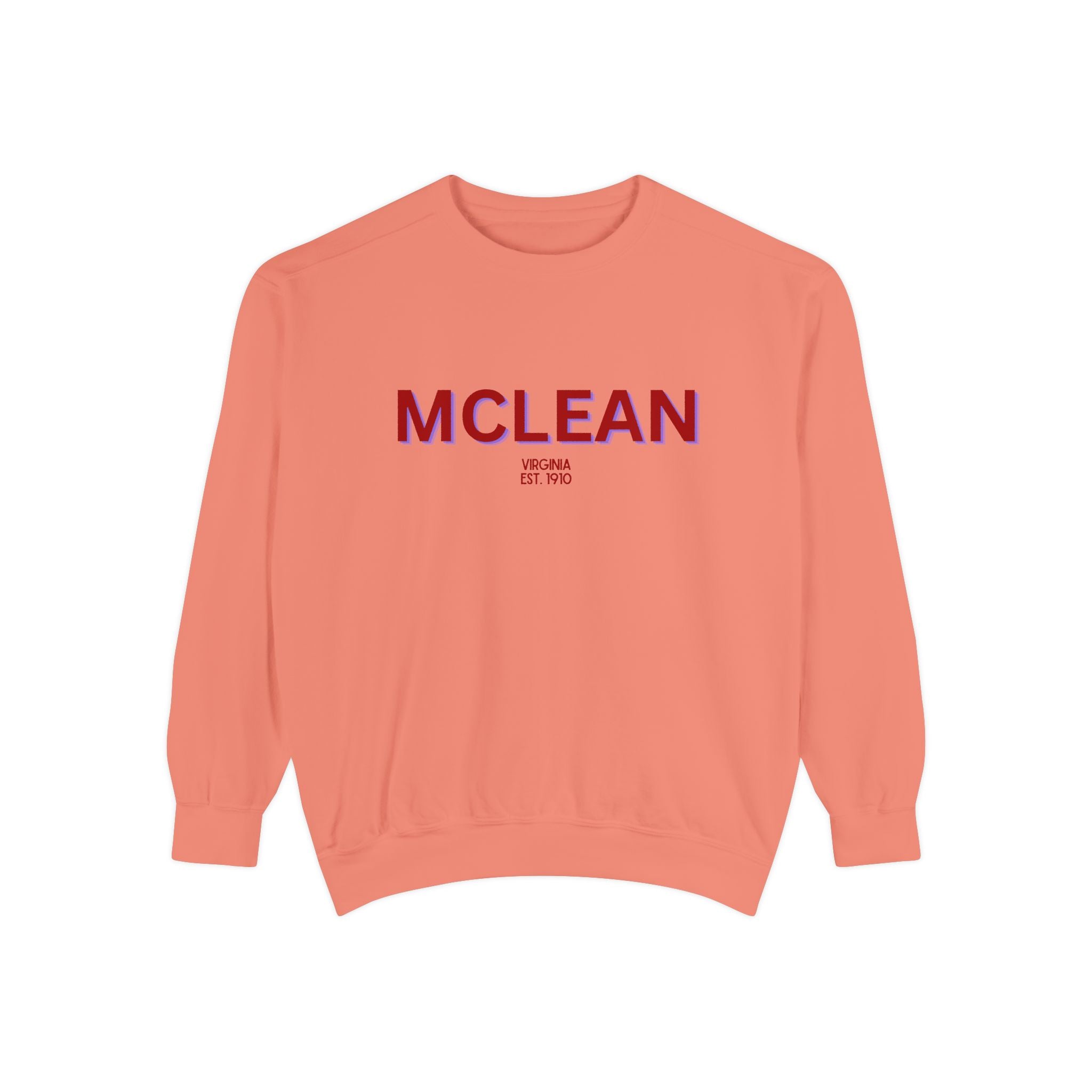 McLean Unisex Garment-Dyed Sweatshirt | Cozy Fashion, Perfect for Casual Outings, Gifts, Fall & Winter Style, Everyday Comfort