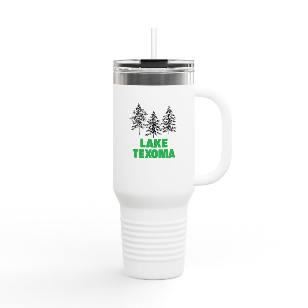 Lake Texoma Insulated Travel Mug, 40oz - Perfect for Camping, Road Trips, Gifts, Outdoor Adventures, Summer Fun
