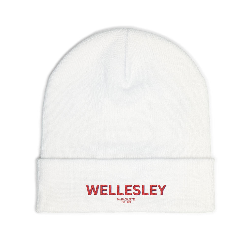 Wellesley Cozy Custom Knit Beanie - Personalized Hat, Winter Accessory, Gifts for Him, Her, Stylish Warmth