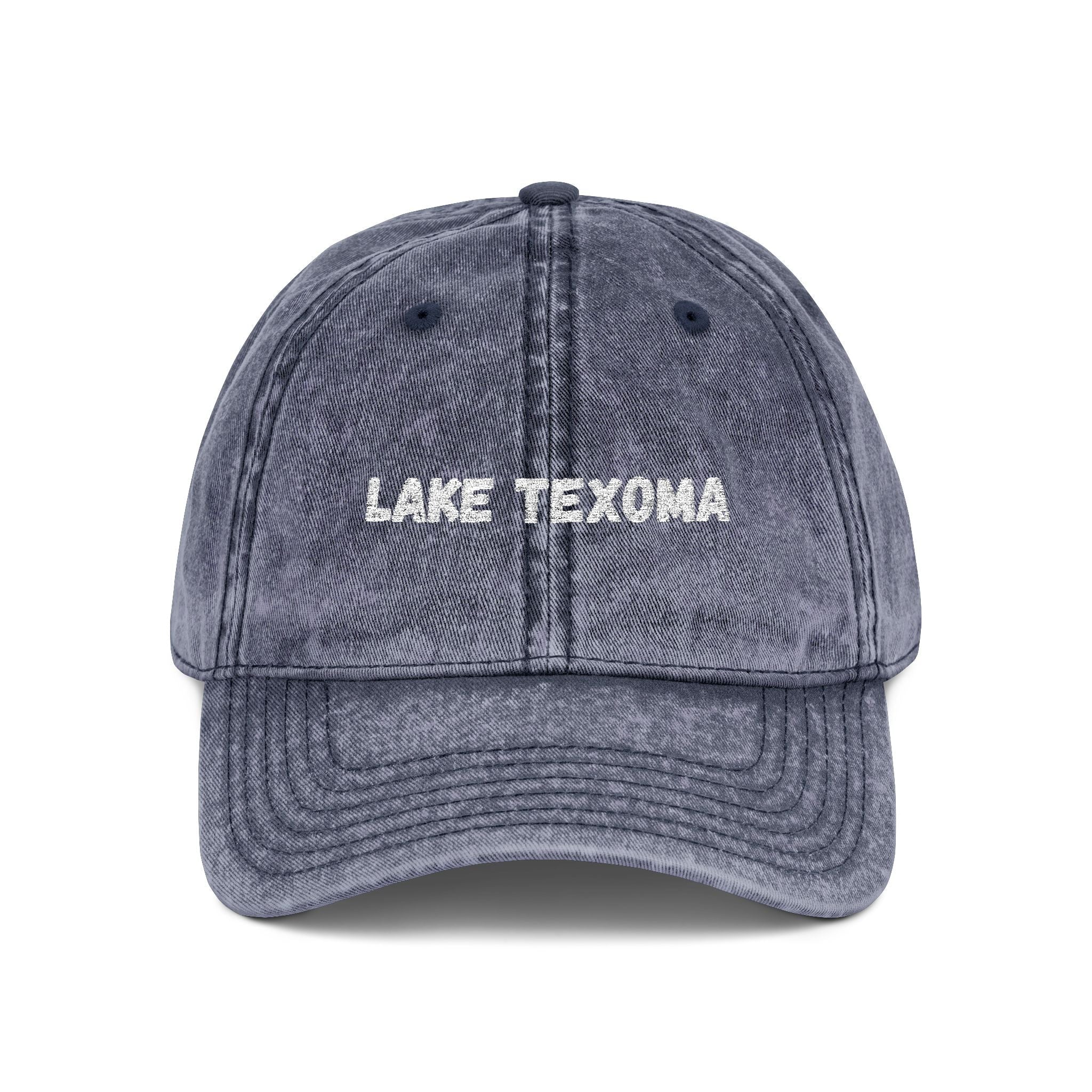 Lake Texoma Embroidered Hat, Vintage Cap, Casual Summer Accessory, Gift for Outdoor Lovers, Lake Trip Gear