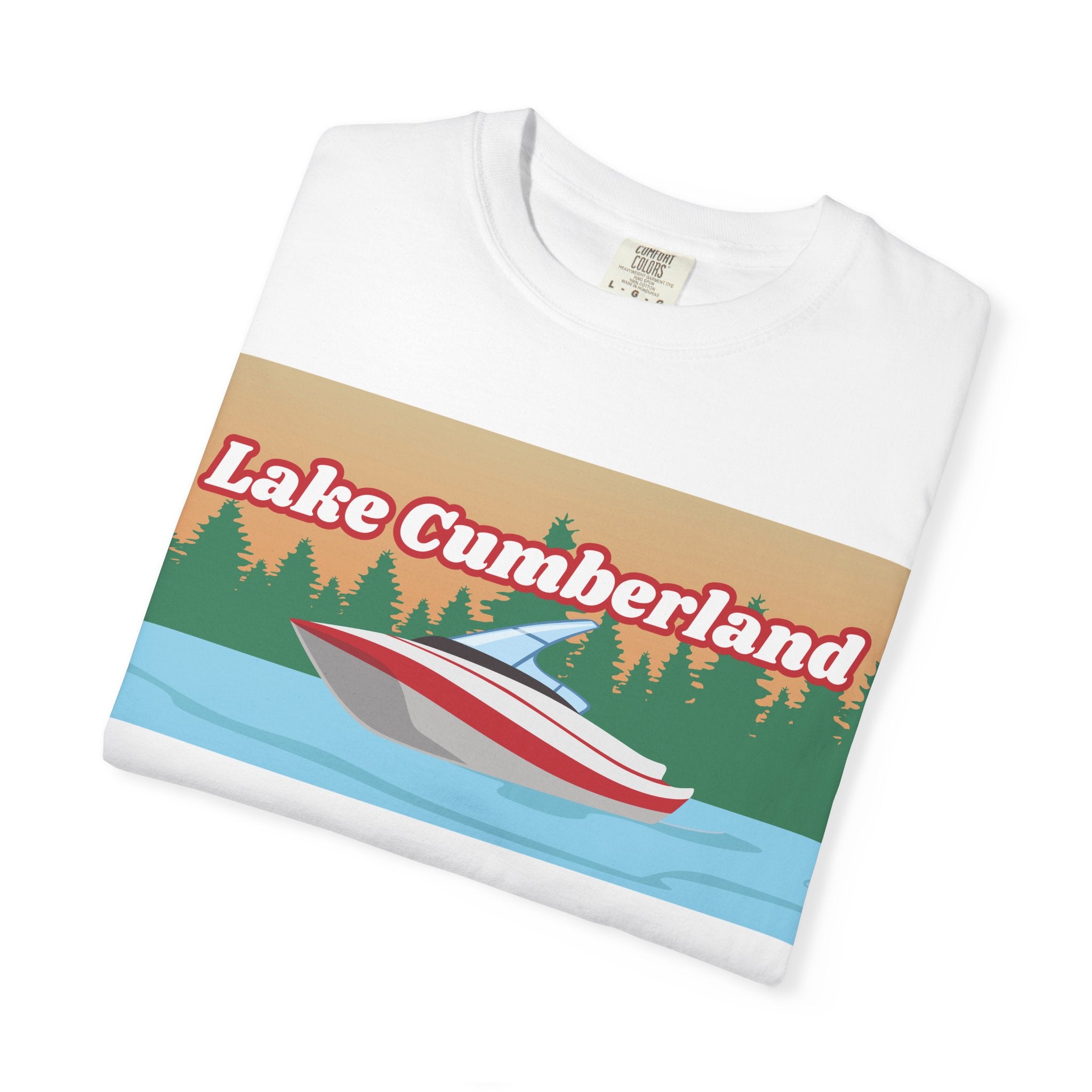 Lake Cumberland Relaxed Unisex T-Shirt, Summer Vibes Tee, Outdoor Adventure Shirt, Lake Life Apparel, Gift for Nature Lovers, Vacation Wear