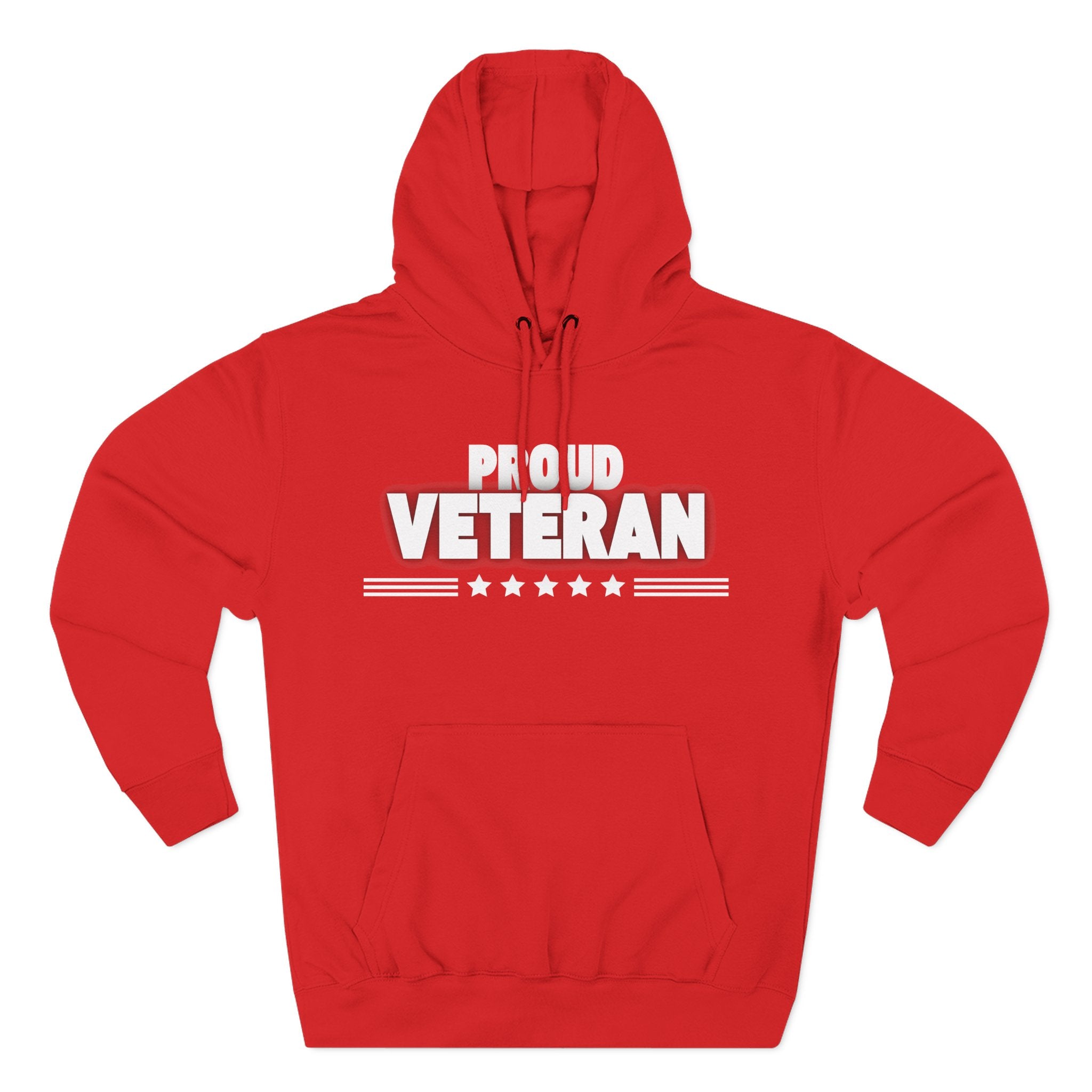 Proud Veteran Hoodie, Fleece Sweatshirt, Military Appreciation Gift, Casual Wear, Comfortable Outerwear