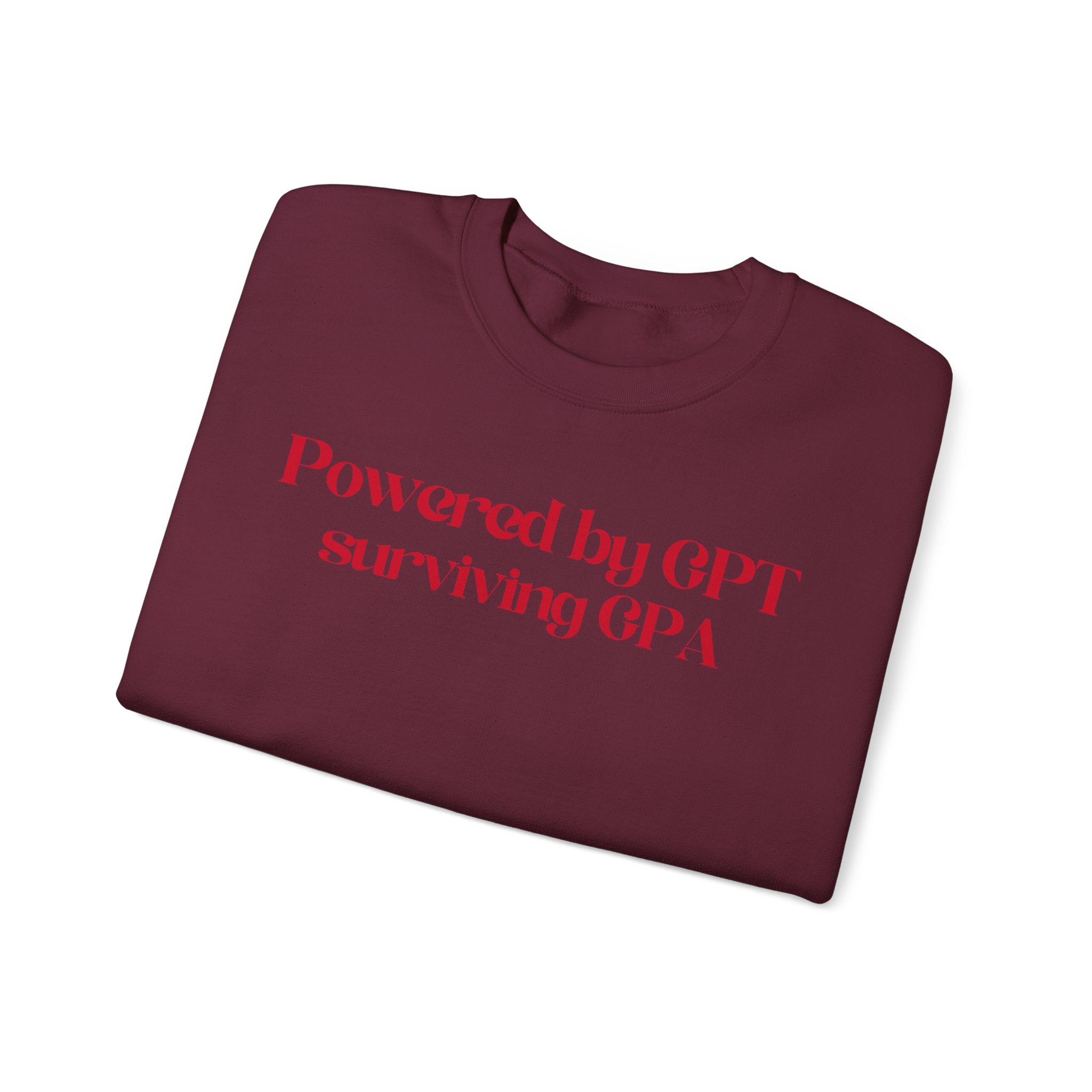 Surviving GPA Sweatshirt - Unisex Casual Crewneck, Gift for Tech Enthusiasts, College Students, Relaxed Fit for Everyday Wear