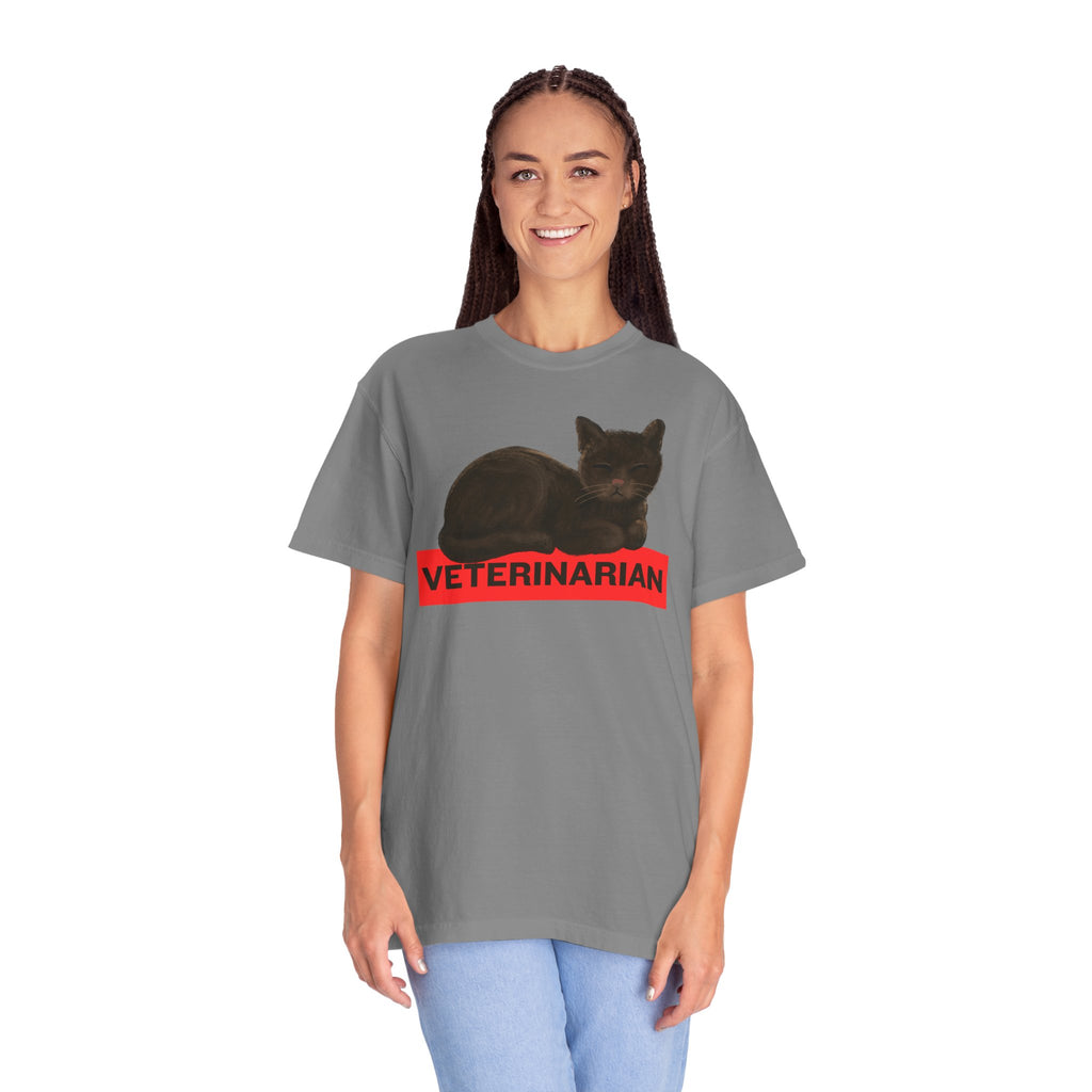 Veterinarian Cat T-Shirt, Funny Animal Lover Tee, Pet Owner Gift, Cute Vet Shirt, Unique Veterinary Apparel, Animal Rescue Shirt
