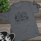 Lake Gaston Unisex Tri-Blend Crew Tee, Casual T-Shirt, Summer Apparel, Lake House Shirt, Gift for Friends, Travel Tee