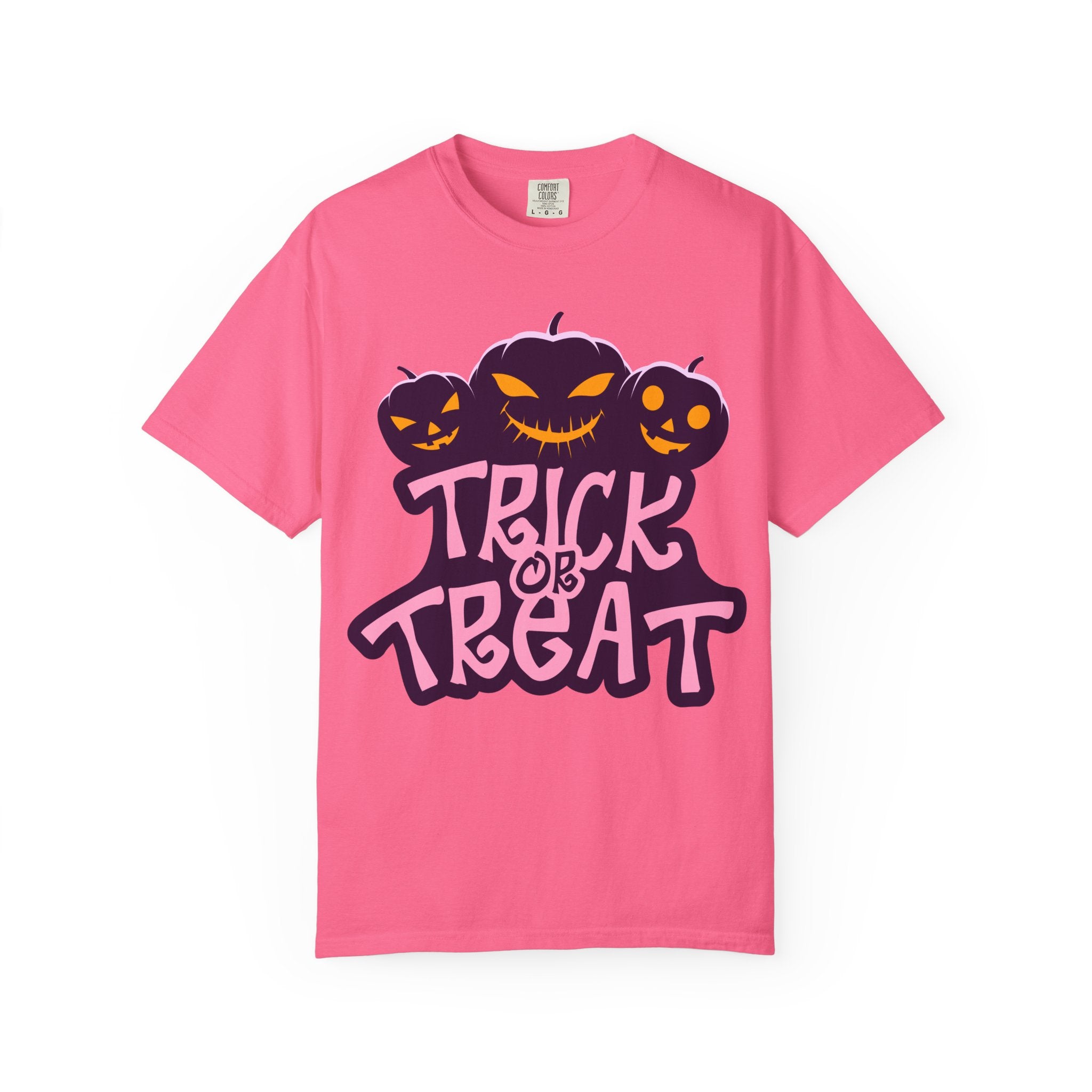 Halloween Trick or Treat T-Shirt, Unisex Halloween Tee, Spooky Autumn Shirt, Fun Costume Top, Trick or Treat Apparel
