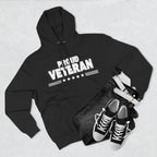 Proud Veteran Hoodie, Fleece Sweatshirt, Military Appreciation Gift, Casual Wear, Comfortable Outerwear