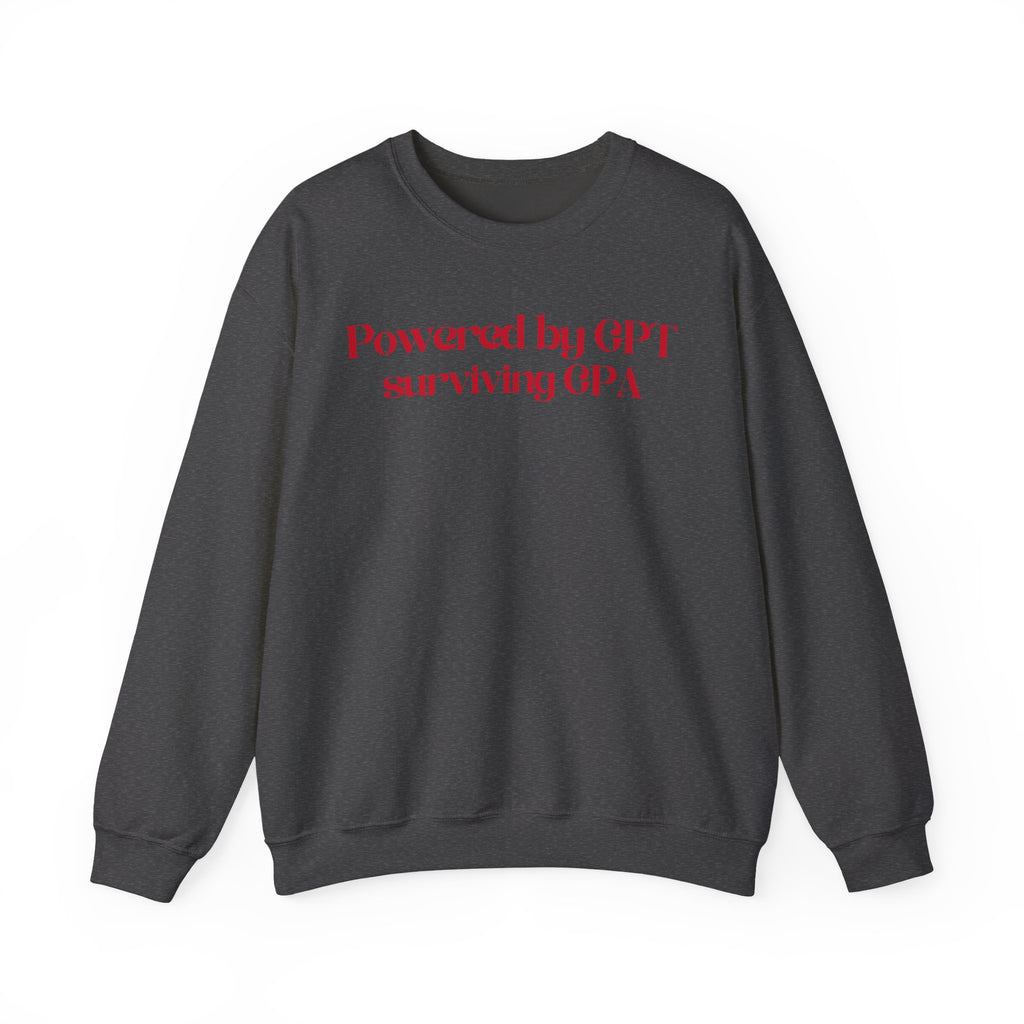 Surviving GPA Sweatshirt - Unisex Casual Crewneck, Gift for Tech Enthusiasts, College Students, Relaxed Fit for Everyday Wear