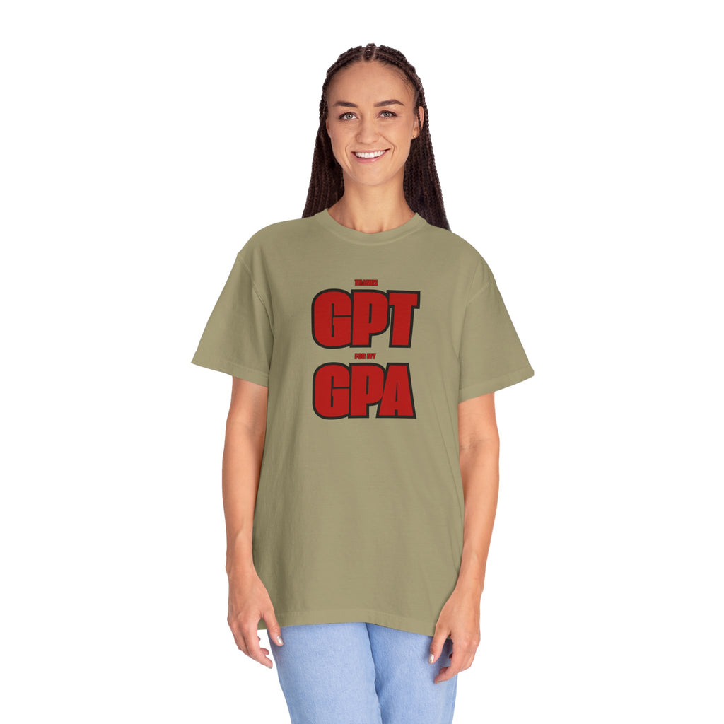GPT for My GPA Unisex T-Shirt, Funny Shirt, Graduation Gift, Student Apparel, College Humor Tee