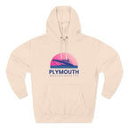 Plymouth Vibes Hoodie with Design, Perfect for Autumn Lovers, Comfortable and Stylish, Great Gift for Vacations