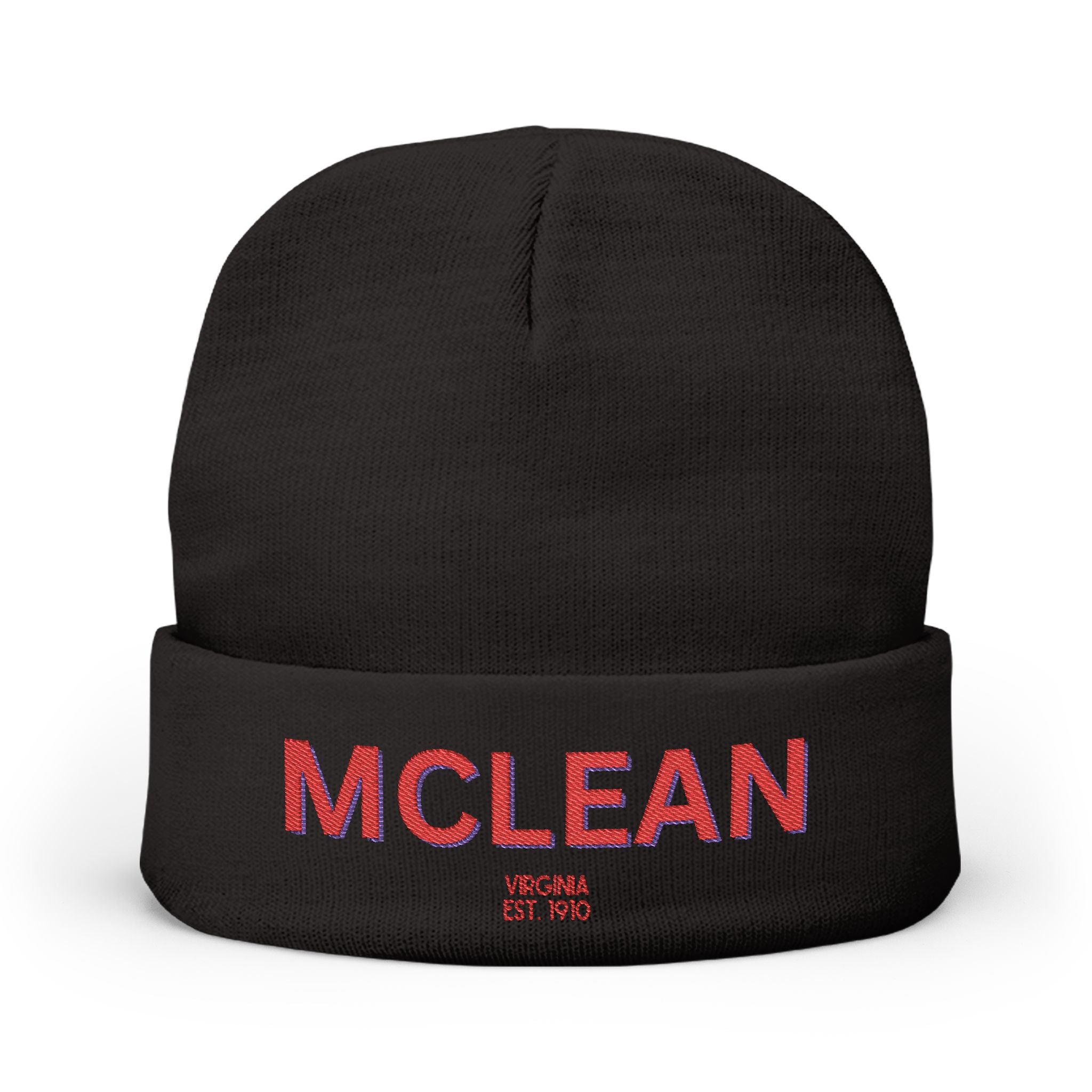 McLean Cozy Custom Knit Beanie - Personalized Hat, Winter Accessory, Gifts for Him, Her, Stylish Warmth