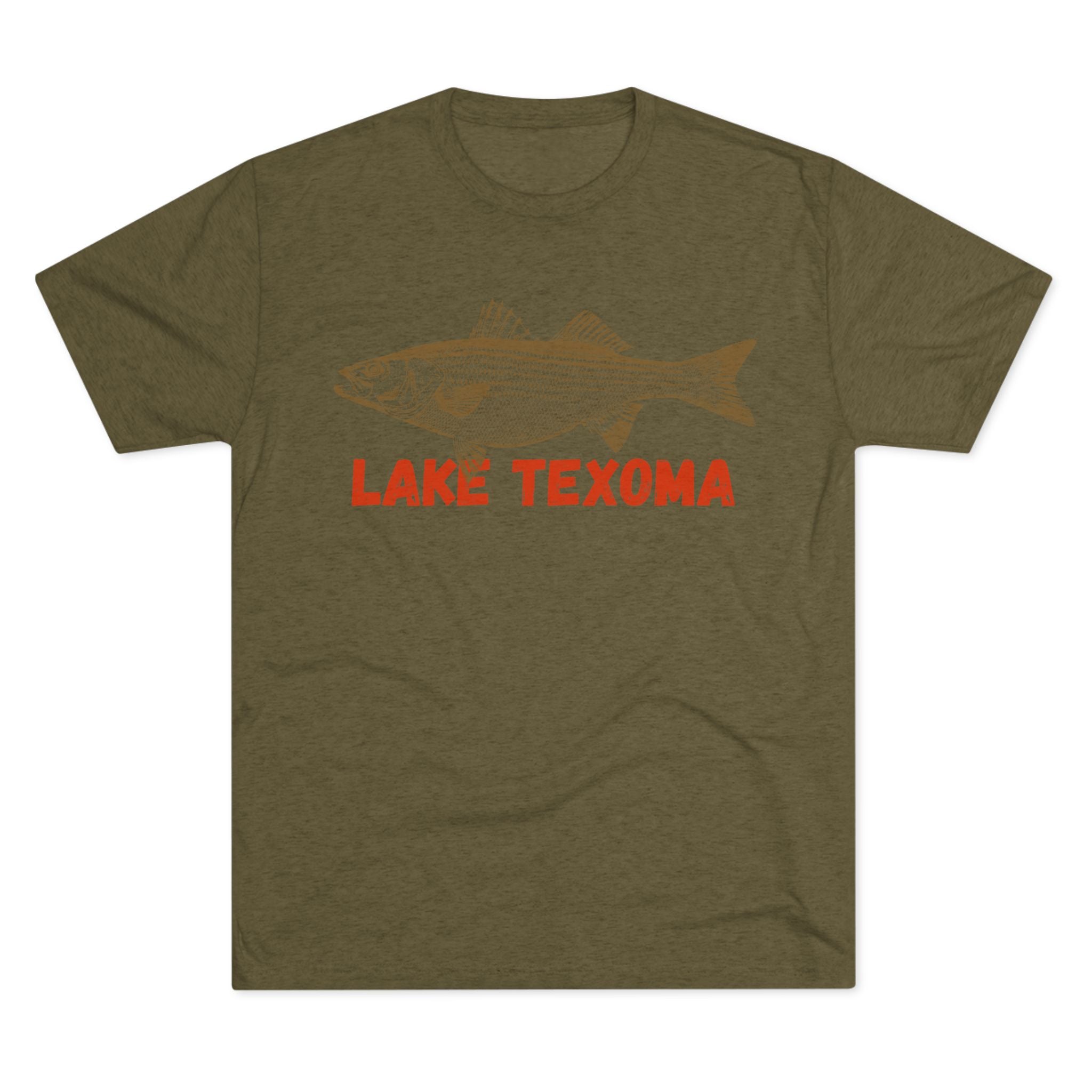 Lake Texoma Fishing Tee, Unisex Crew Neck Shirt, Summer Lake Apparel, Gift for Fishermen, Outdoor Adventure T-Shirt, Lake House Style