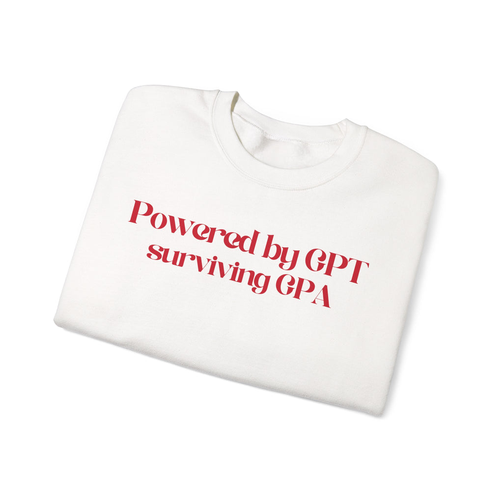 Surviving GPA Sweatshirt - Unisex Casual Crewneck, Gift for Tech Enthusiasts, College Students, Relaxed Fit for Everyday Wear