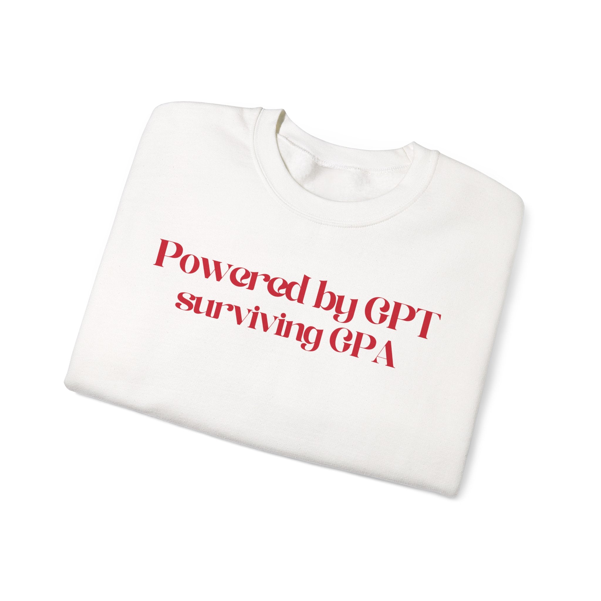Surviving GPA Sweatshirt - Unisex Casual Crewneck, Gift for Tech Enthusiasts, College Students, Relaxed Fit for Everyday Wear