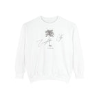 Everglades City Chill Vibes Sweatshirt - Unisex Garment-Dyed Style, Perfect for Lounging