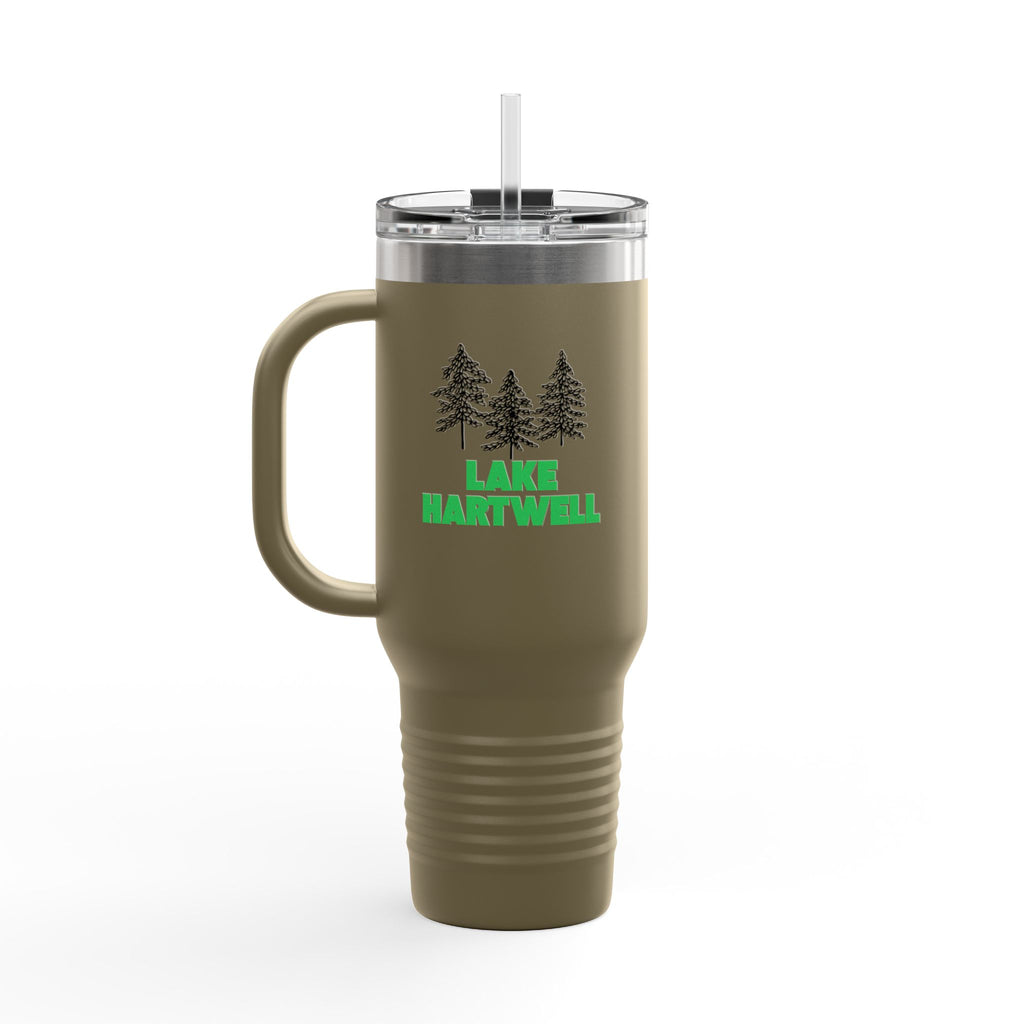 Lake Hartwell Insulated Travel Mug, 40oz - Perfect for Camping, Road Trips, Gifts, Outdoor Adventures, Summer Fun