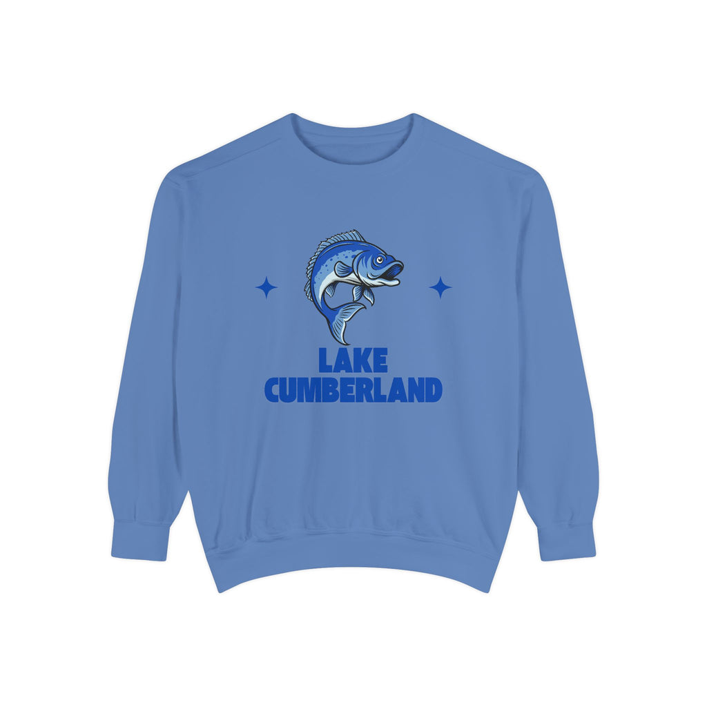 Lake Cumberland Fish Design Unisex Sweatshirt | Cozy Fishing Apparel, Casual Wear, Gift for Anglers, Lake Day Outfit, Nature Lovers Sweatshirt