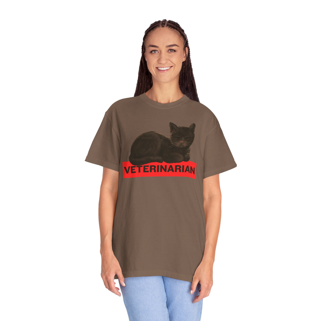 Veterinarian Cat T-Shirt, Funny Animal Lover Tee, Pet Owner Gift, Cute Vet Shirt, Unique Veterinary Apparel, Animal Rescue Shirt