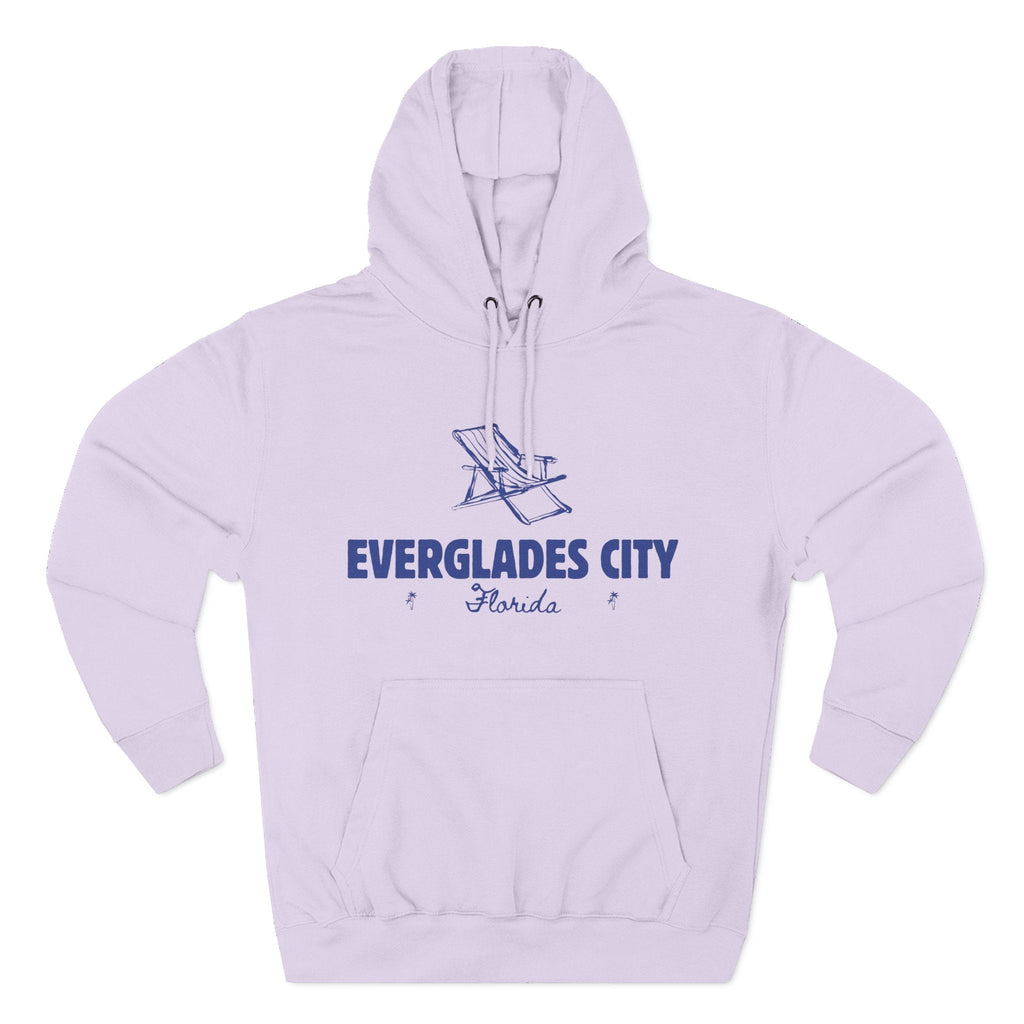 Everglades City Inspired Fleece Hoodie, Casual Wear, Relaxation, Gift for Autumn Lovers, Travel Essential