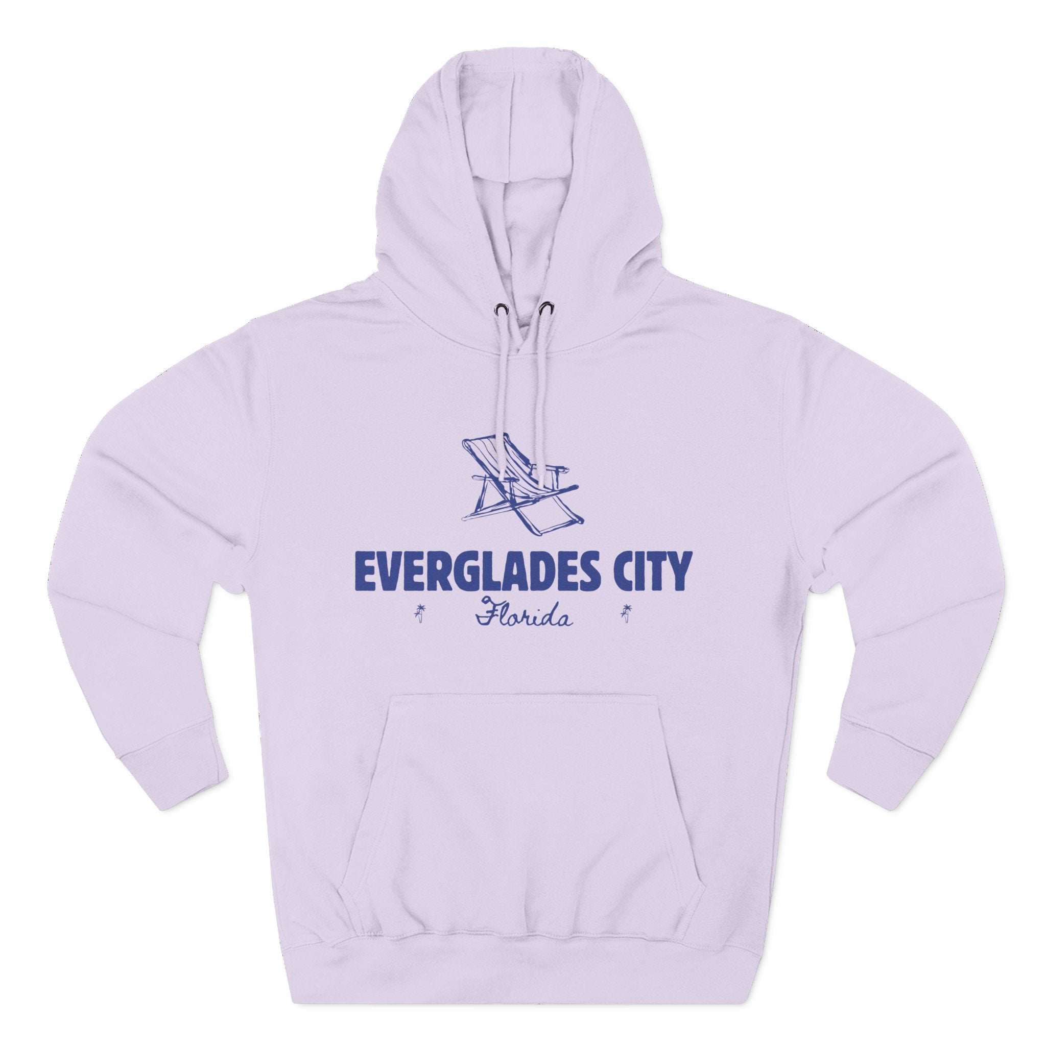 Everglades City Inspired Fleece Hoodie, Casual Wear, Relaxation, Gift for Autumn Lovers, Travel Essential