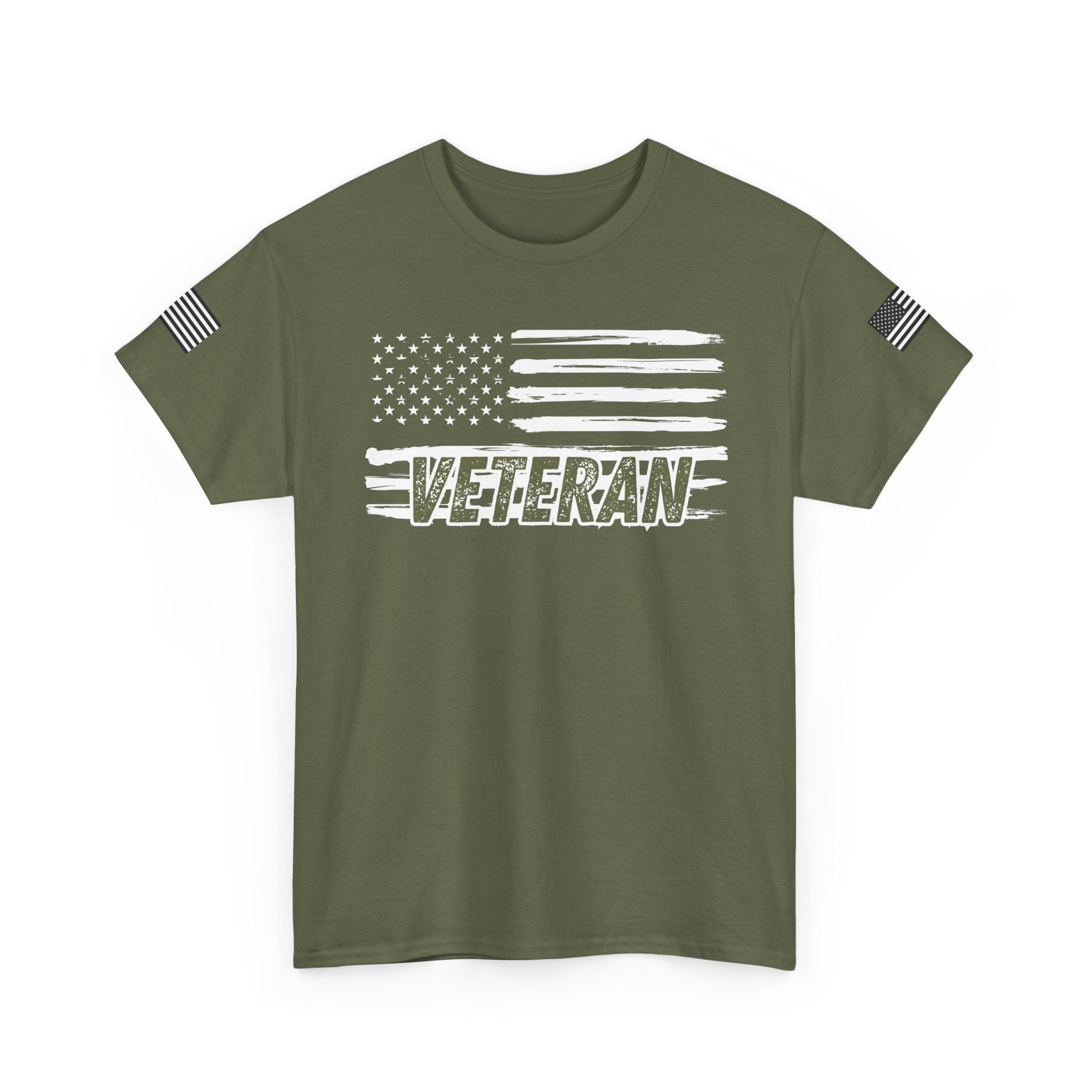Patriotic Veteran Tee, USA Flag Shirt, Military Appreciation Gift, Unisex Casual Wear, Freedom Tee for Veterans