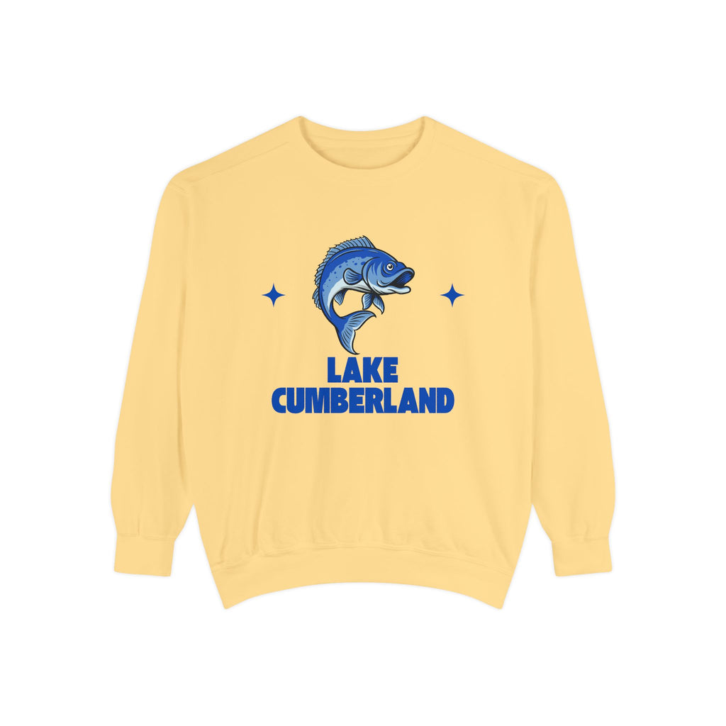 Lake Cumberland Fish Design Unisex Sweatshirt | Cozy Fishing Apparel, Casual Wear, Gift for Anglers, Lake Day Outfit, Nature Lovers Sweatshirt