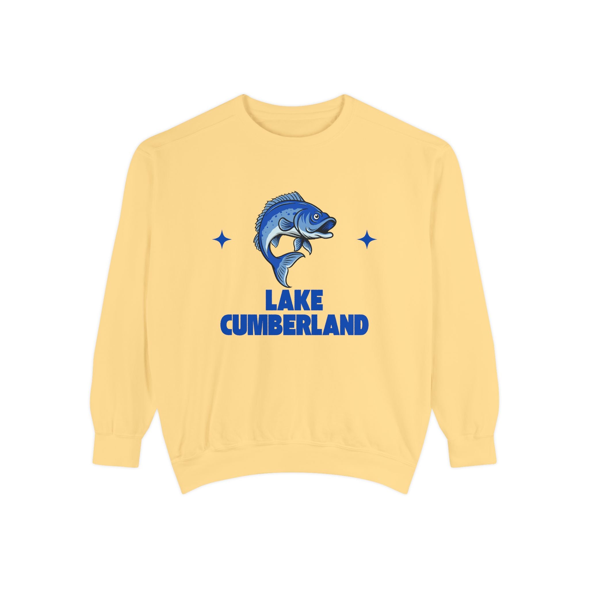 Lake Cumberland Fish Design Unisex Sweatshirt | Cozy Fishing Apparel, Casual Wear, Gift for Anglers, Lake Day Outfit, Nature Lovers Sweatshirt