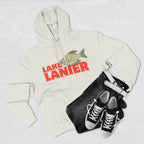 Lake Lanier Fleece Hoodie, Cozy Fishing Sweatshirt, Outdoor Adventure Wear, Unique Gift for Lake Lovers, Perfect for Fall and Winter