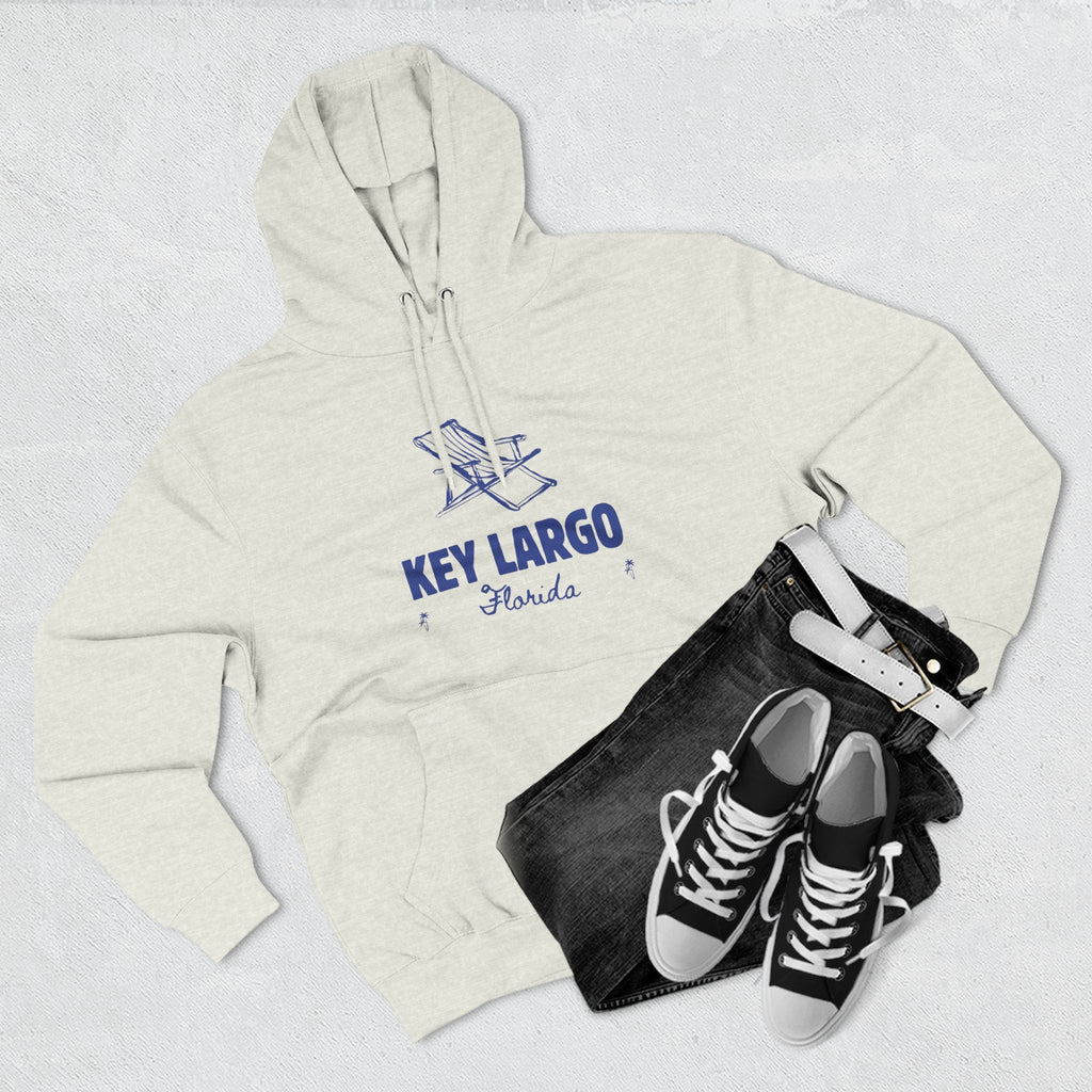 Key Largo Inspired Fleece Hoodie, Casual Wear, Relaxation, Gift for Autumn Lovers, Travel Essential