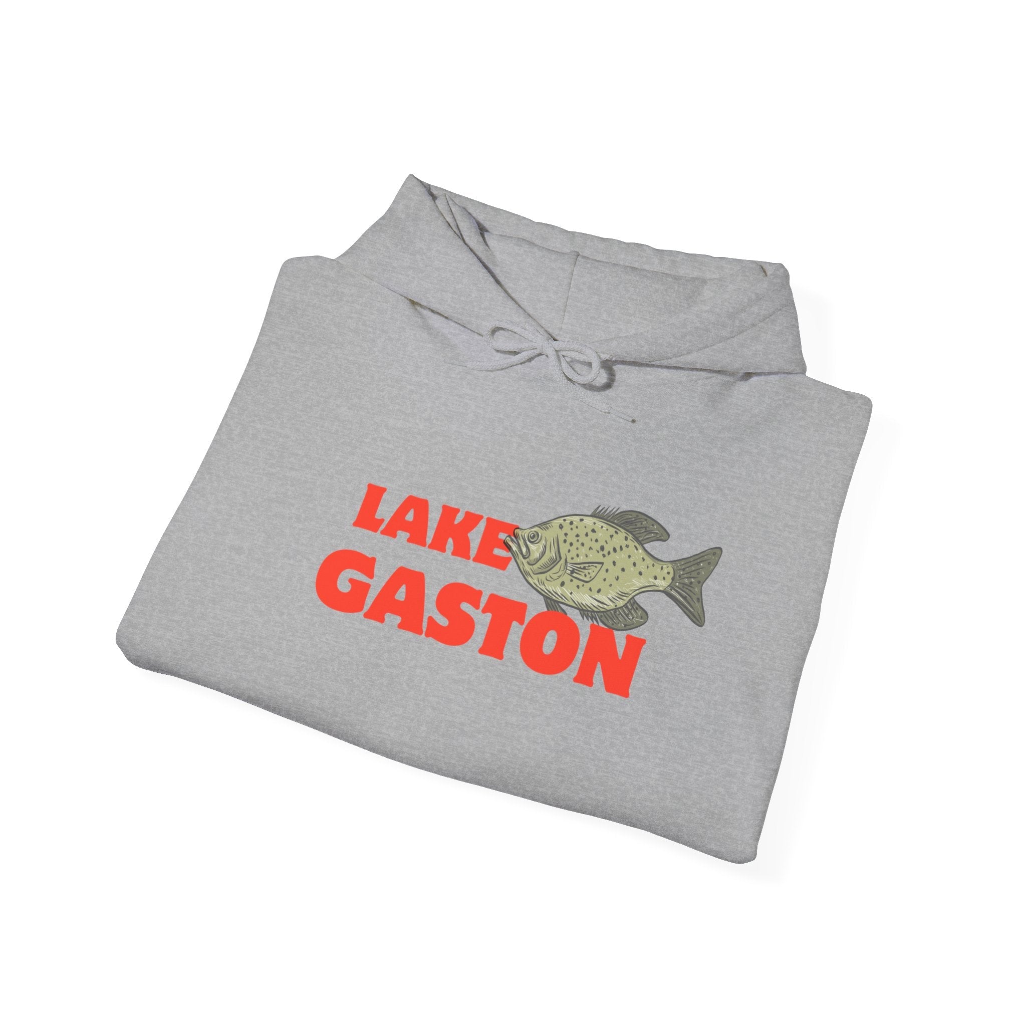 Lake Gaston Fishing Hoodie, Unisex Comfortable Sweatshirt, Relaxed Fit for Outdoor Enthusiasts, Gift for Fishermen, Casual Lake Apparel