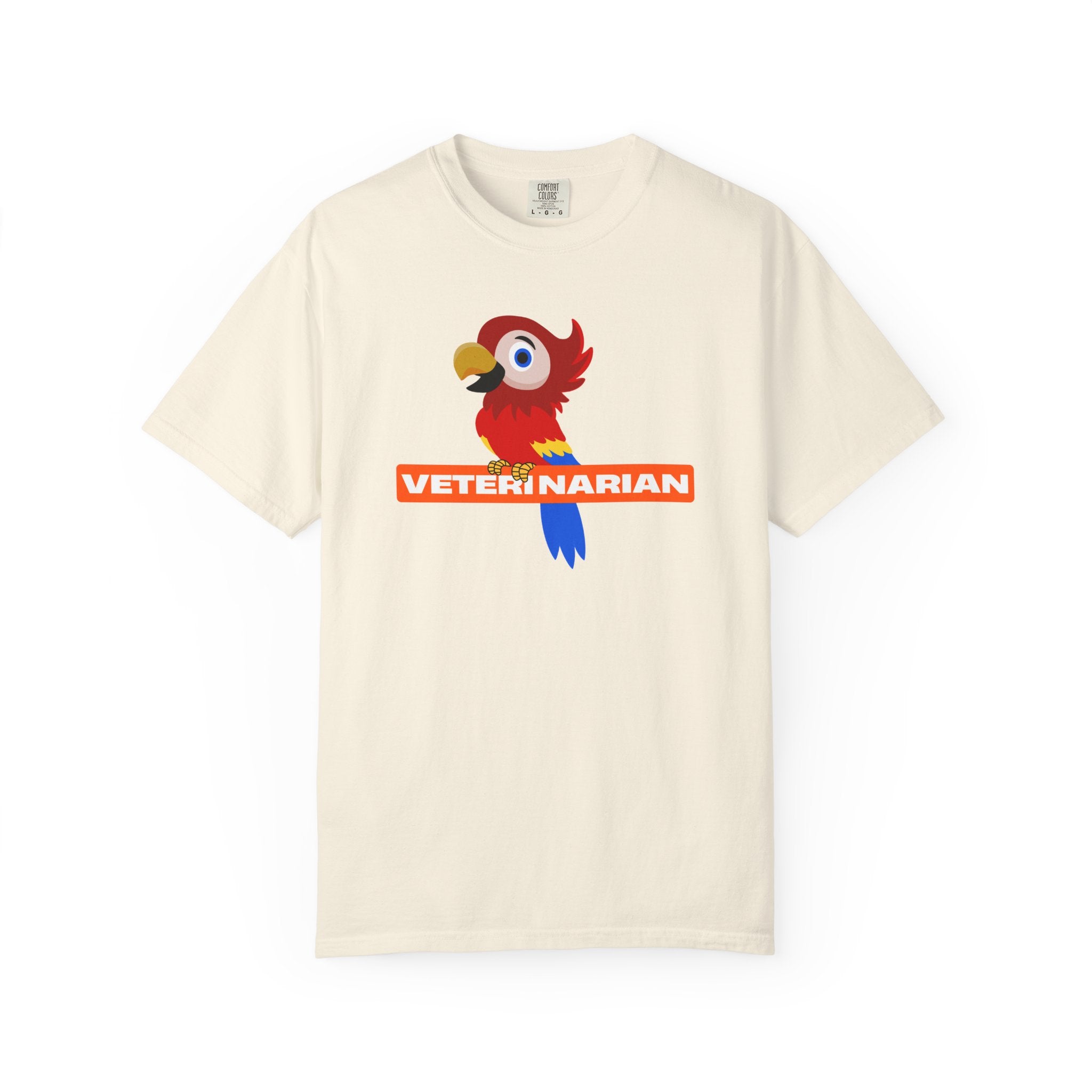 Veterinarian Parrot T-Shirt | Cute Animal Lover Shirt, Unisex Teen Gift, Animal Care Apparel, Funny Pet Shirt, Veterinary Gifts